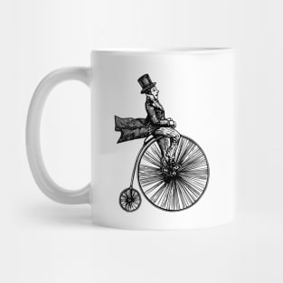 Vintage High Wheel Cyclist Mug